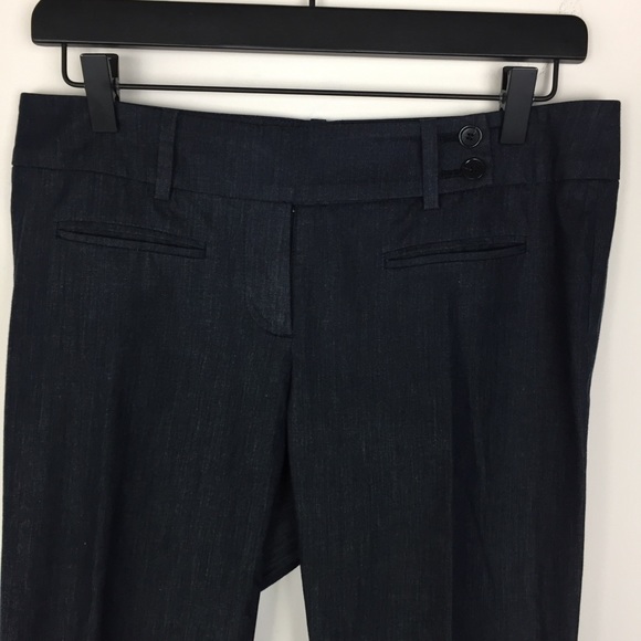 LOFT Wide Waistband Trousers Marisa Fit Blue 4 - Picture 3 of 8